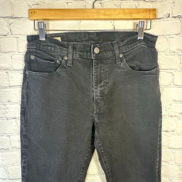 Levi’s 511 Jeans Mens 32 Black Slim Fit Denim Premium San Francisco Stretch - Picture 2 of 12